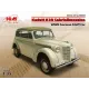Авто-мото Збірна модель 1:35 Німецький штабний автомобіль Kadett K38 Cabriolimousine ICM 35483