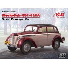 Збірна модель 1:35 Радянський легковий автомобіль Москвич-401-420А ICM 35484