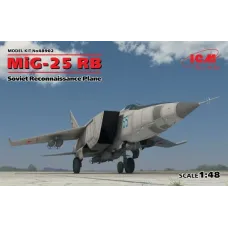 Сборная модель 1:48 Советского самолета-разведчика МиГ-25 РБ ICM48902