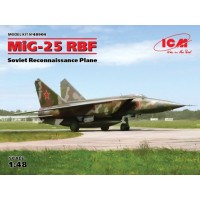 Сборная модель 1:48 Советского самолета-разведчика МиГ-25 ICM48904