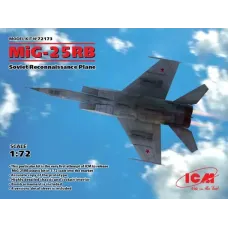 Збірна модель 1:72 Радянський літак-розвідник Міг-25 РБ ICM 72173