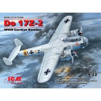 Сборная модель 1:72 Бомбардировщик Дорнье Do 17Z-2 ICM 72304