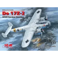 Сборная модель 1:72 Бомбардировщик Дорнье Do 17Z-2 ICM 72304