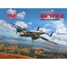 Сборная модель 1:72 Самолет Дорнье Do-17Z-2 (Финский) ICM 72308