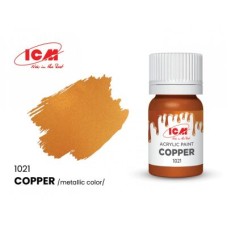 Акрилова фарба Copper : Мідь ICM1021