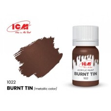Акрилова фарба Burnt Tin : Обгоріле олово ICM1022