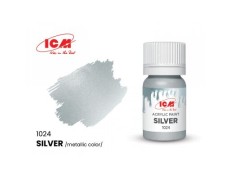 Акрилова фарба Silver : Срібний ICM1024