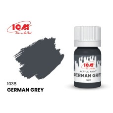 Акрилова фарба German Grey : Німецький сірий ICM1038
