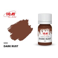 Акриловая краска Dark Rust : Тёмная ржавчина ICM1051