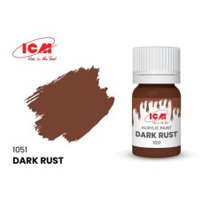 Акрилова фарба Dark Rust : Темна іржа ICM1051