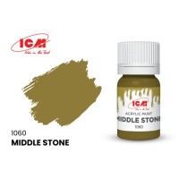 Акриловая краска Middle Stone : Серо-бежевый ICM1060