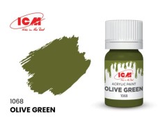 Акрилова фарба Olive Green : Оливковий зелений ICM1068