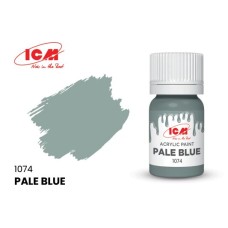 Акрилова фарба Pale Blue : Блідо-блакитний ICM1074