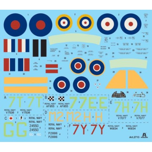 Самолёты Сборная модель 1:48 самолет Sea Hurricane Италери 2713