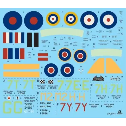 Сборная модель самолета Сборная модель 1:48 самолет Sea Hurricane Италери 2713 1:48