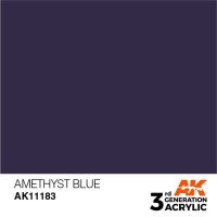 Акрилова фарба AMETHYST BLUE STANDARD - АМЕТИСТОВИЙ СИНІЙ  : INK АК-Interactive AK11183