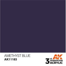 Акрилова фарба AMETHYST BLUE STANDARD - АМЕТИСТОВИЙ СИНІЙ  : INK АК-Interactive AK11183