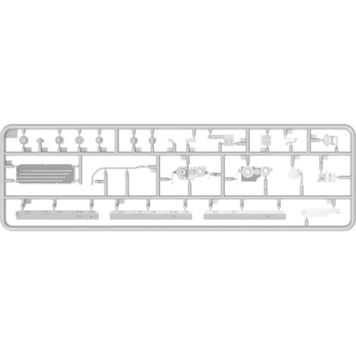 Бронетехника и артиллерия Сборная модель 1:35 Комплект трансмиссии Т-54 (ранний) МиниАрт 37051