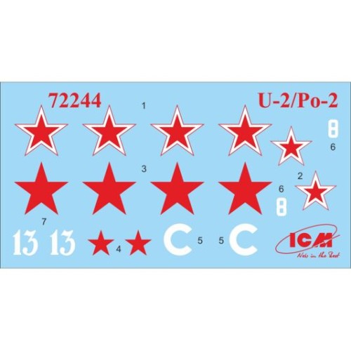 Збірна модель літака U-2:Po-2 : Радянський багатоцільовий літак Другої світової війни 1:72