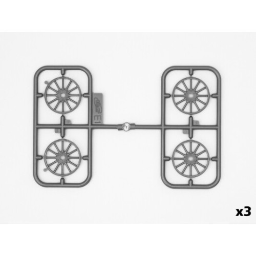 Авто-мото Збірна модель 1:24 Набір з трьох автомобілів Багатолика «Бляшанка Ліззі» ICM DS2402