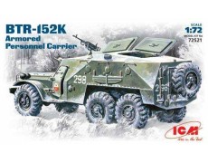 Збірна модель 1:72 Бронетранспортер БТР-152К ICM 72521