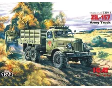 Збірна модель 1:72 Вантажний армійський автомобіль ЗіЛ-157 ICM 72541