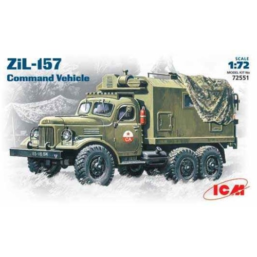 Бронетехника и артиллерия ICM72551 Zil-157 Soviet command truck