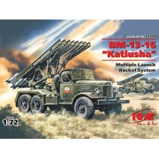 Збірна модель 1:72 РСЗВ БМ-13-16 «Катюша» ICM 72571