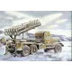 Бронетехника и артиллерия ICM72591 BM-24-12 Soviet rocket volley system