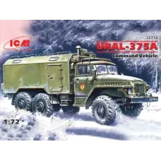 Збірна модель 1:72  Вантажівка рухомий командний пункт Урал 375A ICM 72712