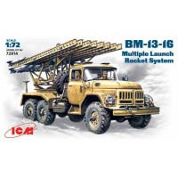 Збірна модель 1:72 Радянська РСЗО BM-13-16 «Катюша» ICM 72814