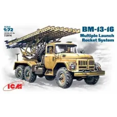 Збірна модель 1:72 Радянська РСЗО BM-13-16 «Катюша» ICM 72814