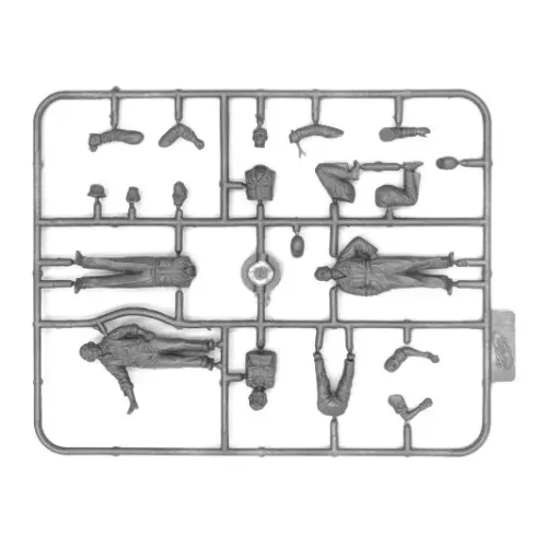 Сборная модель самолета Сборная модель 1:48 Самолет Мустанг P-51D с пилотами ВВС США и наземным персоналом ICM 48153 1:48