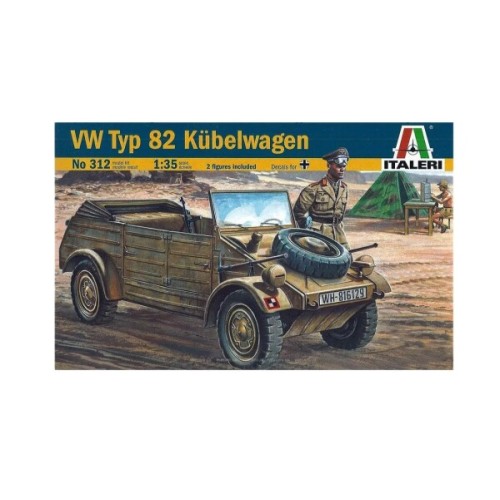 Бронетехника и артиллерия Немецкий автомобиль Volkswagen Typ 82 Kubelwagen 1:35