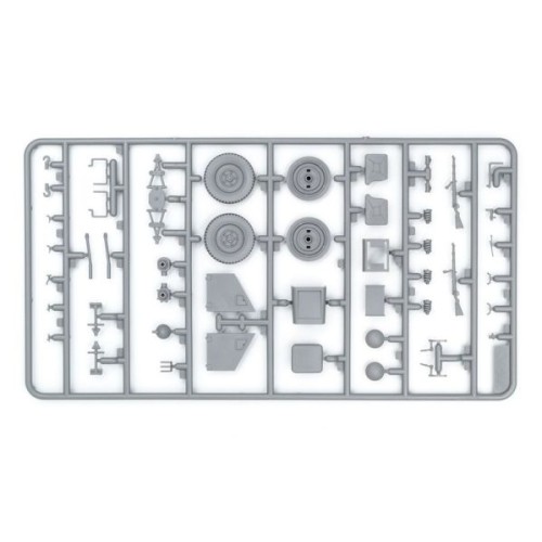 Бронетехника и артиллерия le.gl.Einheitz-Pkw Kfz.1 с тентом, Германский легкий внедорожный автомобиль ІІ МВ 1:35