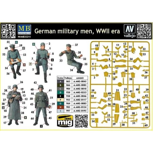 Фігури та мініатюри Німецькі військові часів Другої світової війни