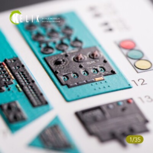 Декали MI-8MT:MI-17 3D декаль интерьер для комплекта Trumpeter 1:35 КЕЛИК K35003