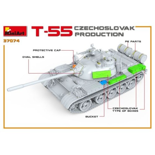 Бронетехника и артиллерия Танк T-55 (Чехословацкое производство)