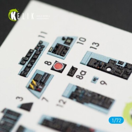 Декали F-4C "Phantom II" 3D декаль интерьер для комплекта FineMolds 1:72 КЕЛИК K72007