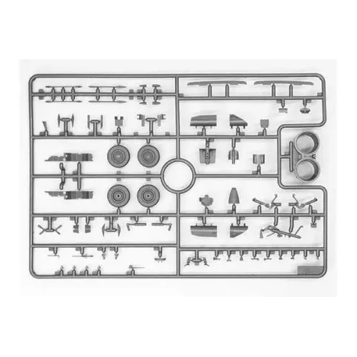 Збірна модель літака Збірна модель 1:72 Літак МіГ-25 RBT ICM72172 1:72