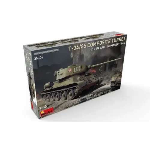 Бронетехника и артиллерия Танк Т-34/85 с композитной броней. 112 Завод. (Лето 1944 г.)