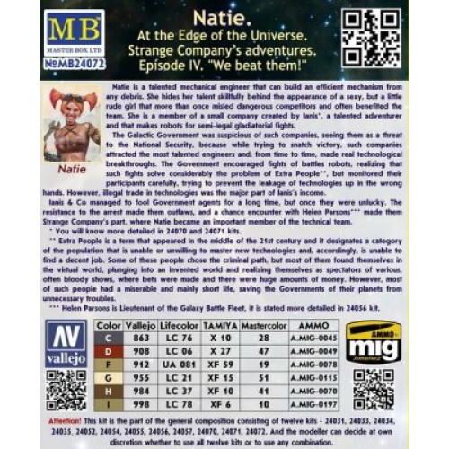 Фігури та мініатюри "Natie. At the Edge of the Universe. Strange Company’s Adventures. Episode IV. "We beat them!"