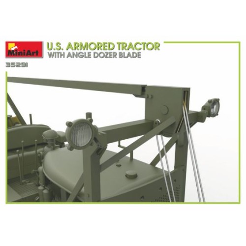 Бронетехніка та артилерія Збірна модель 1:35 Американський броньований трактор із бульдозерним відвалом MiniArt 35291