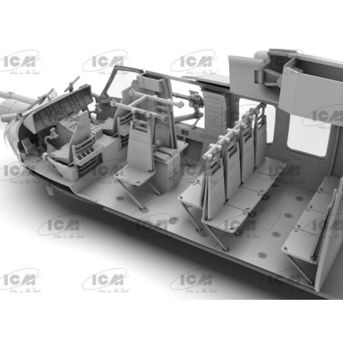 Вертолёты Сборная модель 1:48 Вертолет MH-60L Черный Ястреб ICM 48360