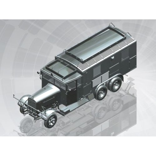 Бронетехника и артиллерия ICM35467 Henschel 33 D1 Kfz.72 WWII German radio communication truck