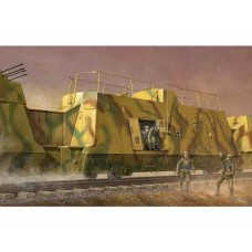 Збірна модель 1:35 Німецький бронований  вагон Trumpeter 01510