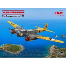 Сборная модель 1:48 Самолет Юнкерс Ju 88 ВВС США:ВВС Великобритании ICM 48227