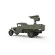 Бронетехника и артиллерия Военный 1,5 тонный грузовик с пулеметом "M-4 Maxim" AA 1:35
