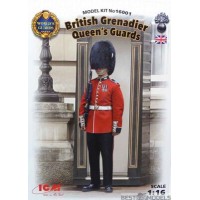 Сборная модель 1:16 Фигура Гренадер Королевской гвардии Великобритании ICM 16001