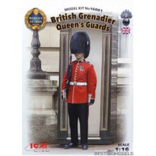 Збірна модель 1:16 Фігура Гренадер Королівської гвардії Великобританії ICM 16001